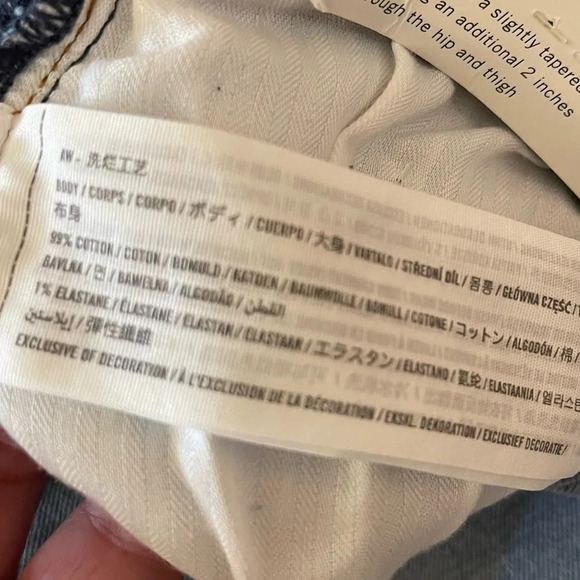 NWT! Abercrombie & Fitch Curve Love high rise Mom jeans 37/24 - Picture 9 of 9